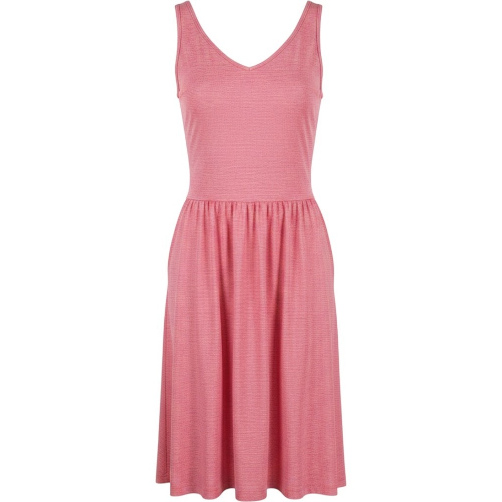 Columbia PFG Dress Womens XL Pink Striped Sleeveless Midi Fishing Outdoor Summer
